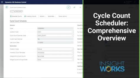 Image result for Insight Works Cycle Count