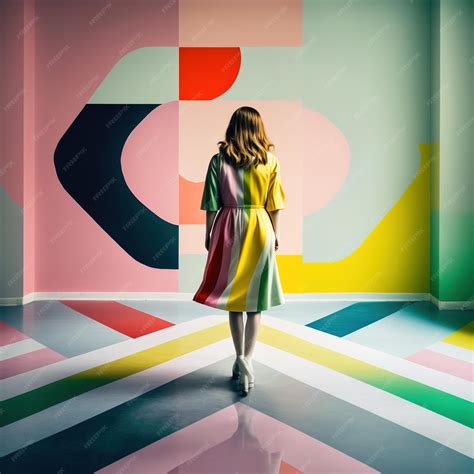 Premium Photo | Artistic illustration of person and architecture ...