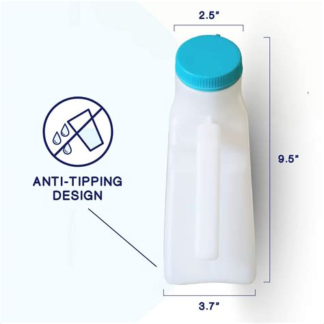 Buy MedVance- Urinals for Men 1000ml with Glow in The Dark Spill Proof ...