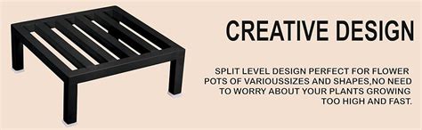 Kerqoor Scratchless Base Planter Pot Stand For Indoor/Outdoor heavy ...