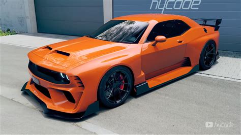 Dodge Challenger Demon Custom Wide Body Kit by Hycade Buy with delivery, installation ...