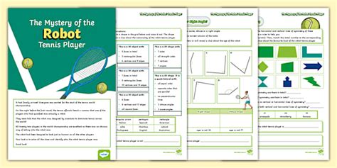 Year 3 The Maths Mystery of the Robot Tennis Player