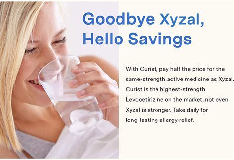 Curist Xyzal 5 mg - 90 Tablets - Allergy Relief India | Ubuy