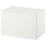 BESTÅ wall-mounted cabinet combination, white/Laxviken, 60x42x38 cm ...