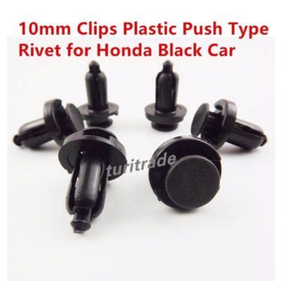 Honda Push Clips 200-Piece 10mm Plastic Push Rivet Clips For Honda ...