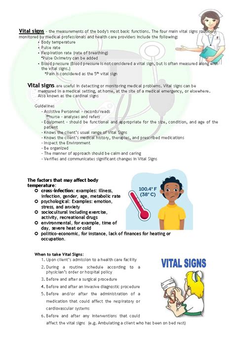 Image result for Vital Signs Explained