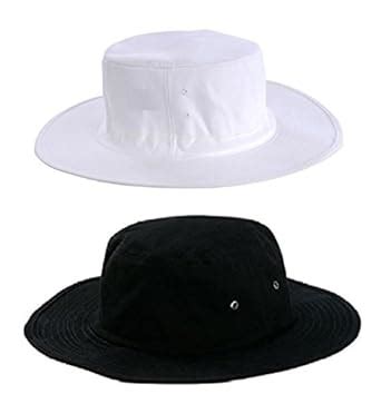 Buy Zacharias Unisex Cricket/Umpire Hat Pack of 2 Black & White at ...