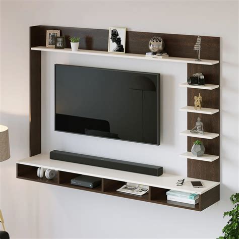 BLUEWUD Primax Grande Large Engineering Wood Wall Mount TV ...