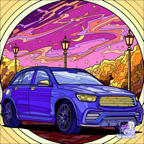 Mercedes-Benz GLC | Enjoy this colouring from Paint by numbe… | Andrew ...