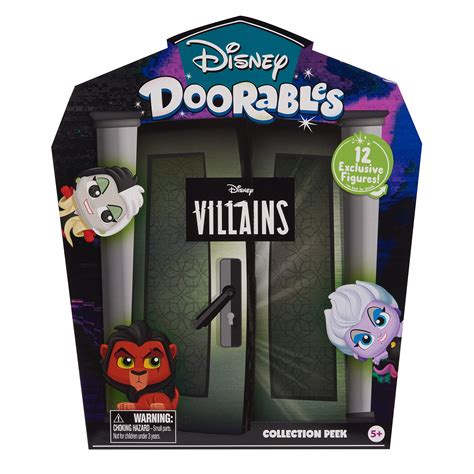 Buy Disney Doorables Villain Collection Peek, Includes 12 Exclusive ...