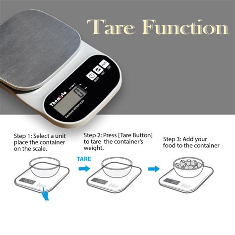 Themisto TH-WS15 Electronic digital Kitchen Weighing Scale 10 Kg Back ...