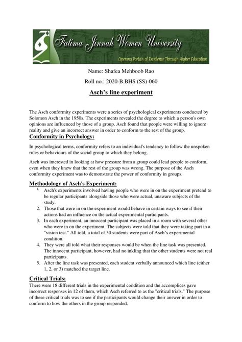 Image result for Asch Experiment Explained