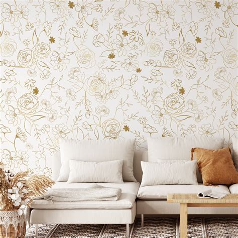 White Gold Wallpaper Eurotex 3D Geometric Design Wallpaper For Living