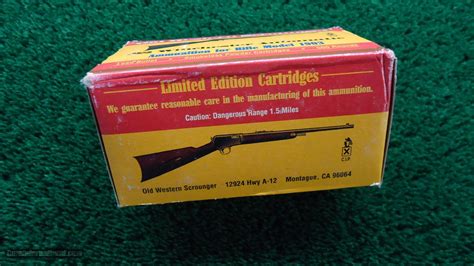 FULL BRICK OF OLD WESTERN SCROUNGER 22 WINCHESTER AUTOMATIC CARTRIDGES