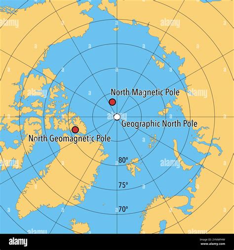 Arctic map hi-res stock photography and images - Alamy