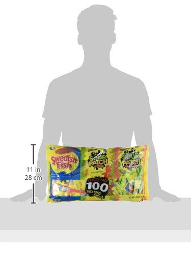 100 Count SOUR PATCH KIDS, SOUR PATCH KIDS Watermelon & SWEDISH FISH ...