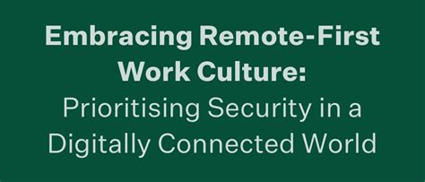 Image result for Remote First Work