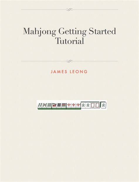 Image result for Mahjong Tutorial Game