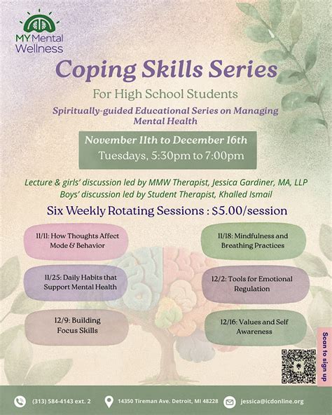 Coping Skills Series: Tools for Emotional Regulation, Islamic Center Of ...