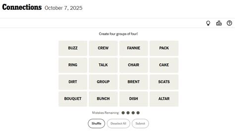 NYT Connections Hints Today, October 7, 2025: Answers And Clues For ...