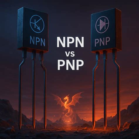 NPN vs PNP Transistor: Symbols, Biasing & Switching