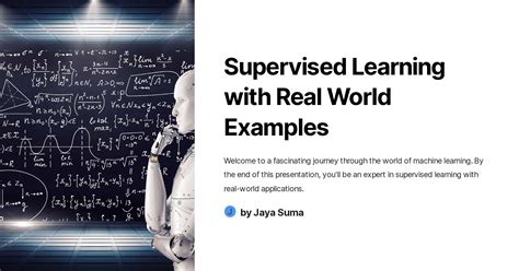 Image result for Supervised Learning Practical Examples