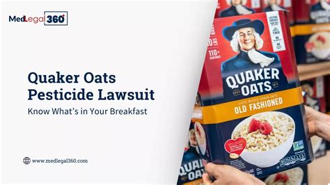 Quaker Oats Pesticide Lawsuit: What’s in Your Breakfast?