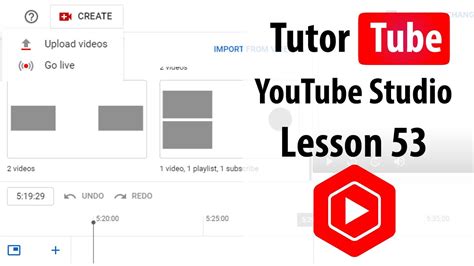 Image result for YouTube Studio Tutorials