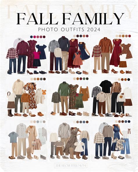 Fall Family Photo Outfits 2024 | Family photo outfits, Fall family ...