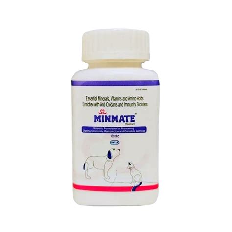 Intas Minmate Tablets for Dogs and Cats: Immunity Support Supplement ...