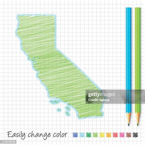 California Map Drawing 的图像结果