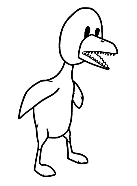 Yellow Rainbow Friends 2 Coloring Pages