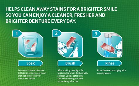 How to Use Polident Tablets 的图像结果