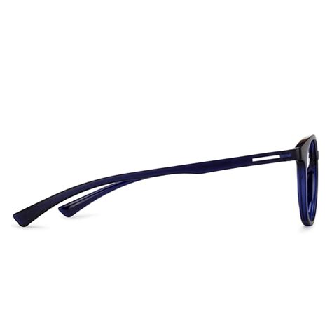 Buy Blue Block Zero Power Screen Glasses: Blue Full Rim Round Lenskart ...