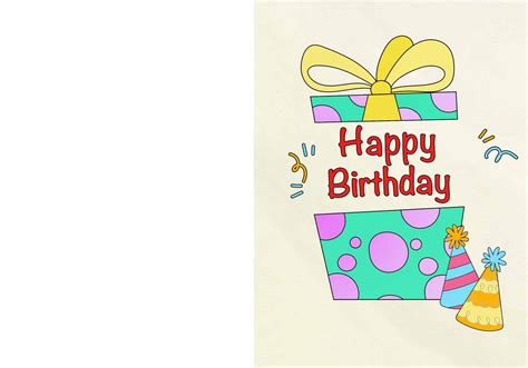 Happy Birthday Printable Card