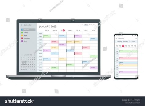 2,707 Phone Screen Calendar Appointment Images, Stock Photos & Vectors ...