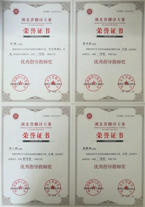 我校学子在第二十五届湖北省翻译大赛决赛中喜获佳绩