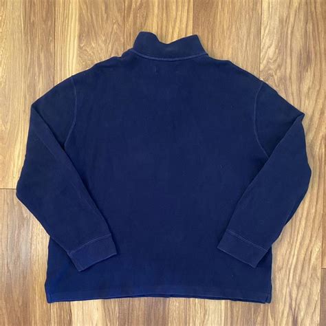 Ralph Lauren Navy Quarter Zip Men’s XL 💙 Great... - Depop