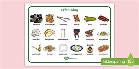 Erfenisdag Woordmat (teacher made) - Twinkl