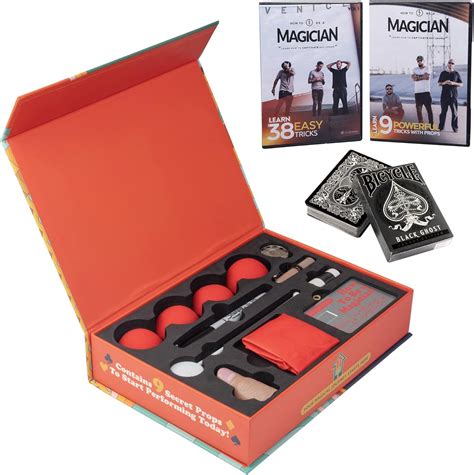 Amazon.com: Ellusionist How to Be A Magician Kit - Magic Trick Set for ...