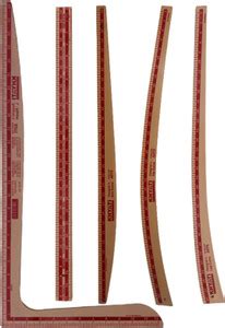 Artonezt Fashion Designing Scale Hard Plastic Scale Set of 5 Sewing Kit ...