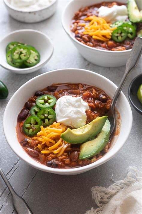 Ground Chicken Chili - Flavor the Moments