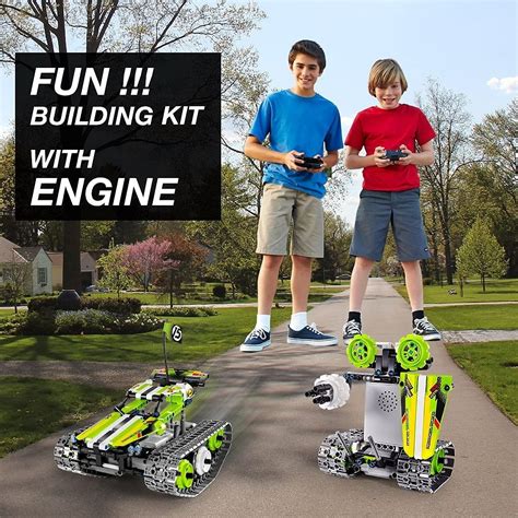 Buy BIRANCO. Remote Control Car Building Kit - RC Tracked Racer 3 in 1 ...