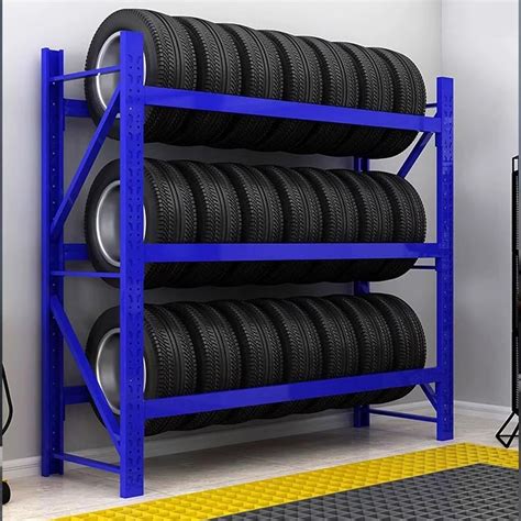 Amazon.com: ZOCWJK Wheel Rim Tire Storage Rack, Heavy Duty Tire Rack ...
