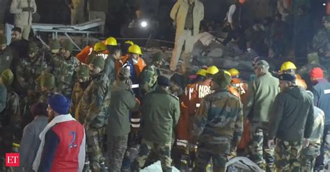 Mohali building collapse: Rescue operation underway - The Economic Times