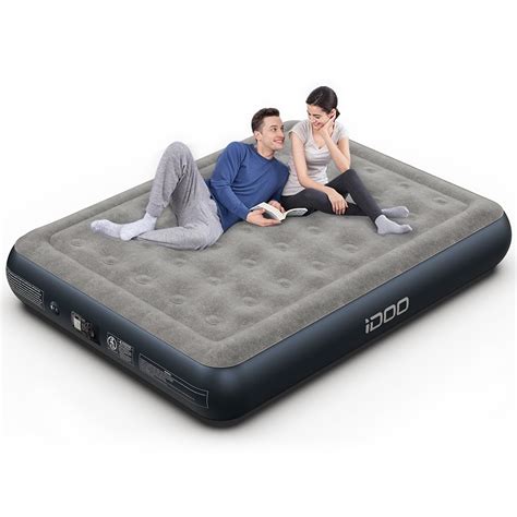 iDOO Deluxe Queen Size Air Mattress with Built-in Pump, 650lb MAX ...