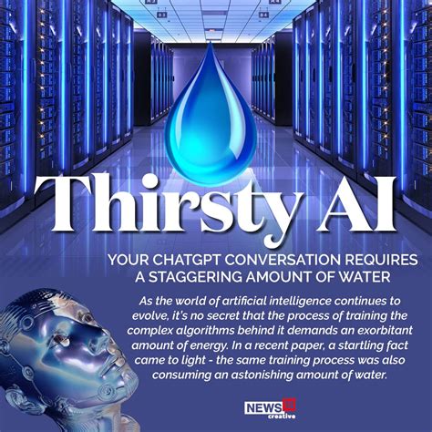 How Your ChatGPT Habits Could Be Depleting Freshwater Resources - News18