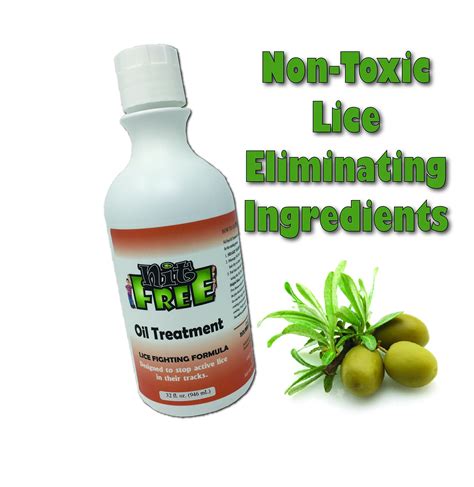 Nit Free Lice Treatment Shampoo for Head Lice. 4oz Olive Oil Based ...