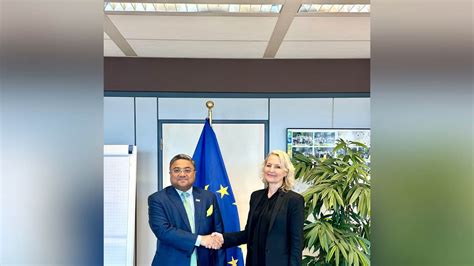 Sibi George holds key talks with EU, Denmark on strategic partnerships