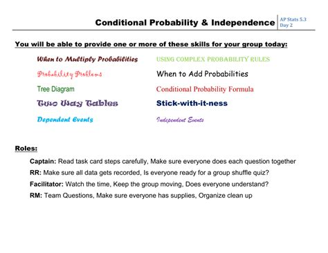 Image result for Non-Independent Conditional Probability